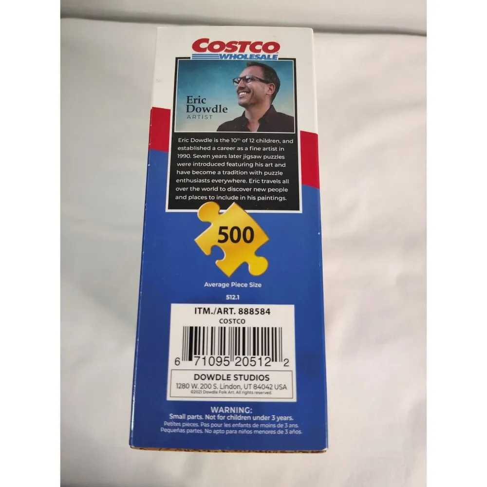 NEW Costco Wholesale DOWDLE 500 Piece Puzzle Sealed USA Made Warehouse Scene